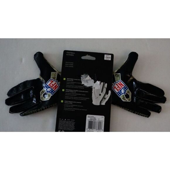 Nike Unisex Youth Sz S Salute to Service Vapor Jet 6.0 Football Receiver Gloves - Picture 2 of 3